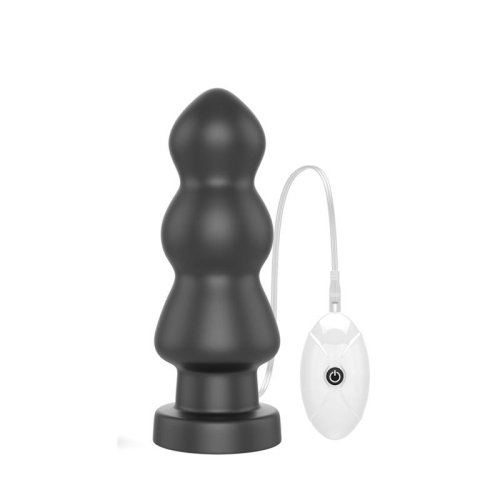 Plug Anal com Vibração King Sized 7.8 Preto