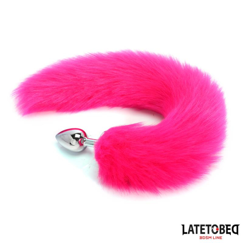 Plug Anal com Cola Hot Pink 40 cm