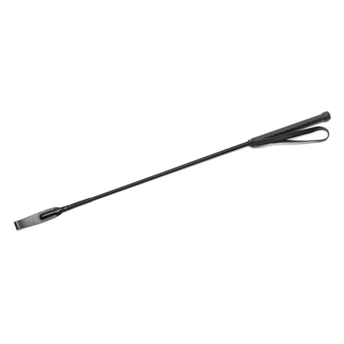 Chicote Couro Preto 65 cm
