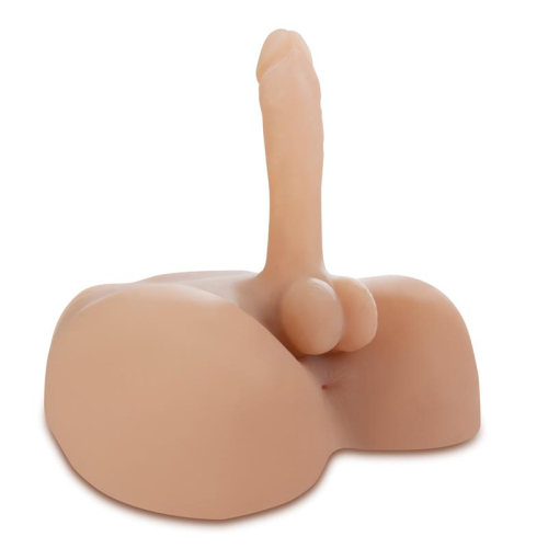 Masturbador Realístico Pene com Testículos