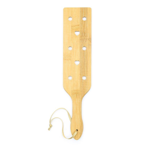 Pá de Bambú com Coraçoes 33 cm