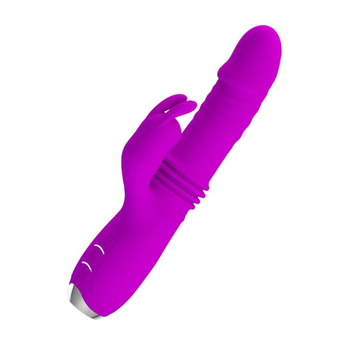 Dorothe Vibrador com Função Up and Down USB Roxo