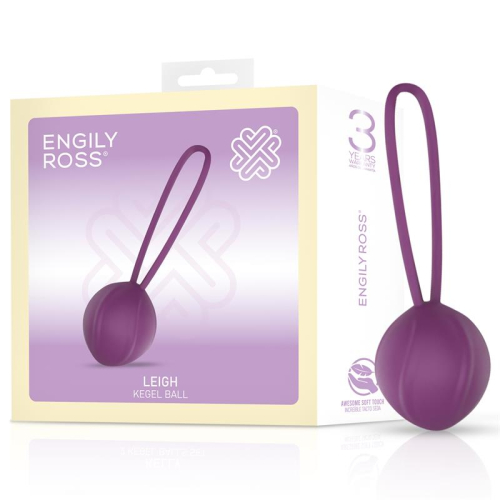 Leigh Bola Kegel Silicone Púrpura