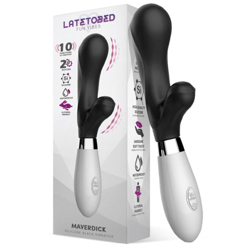 Maverdick Vibrador Silicone Preto