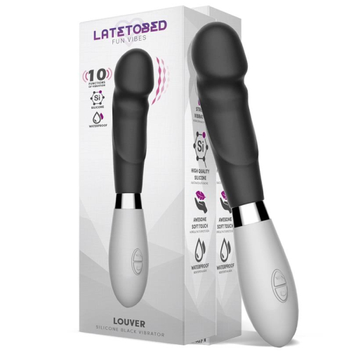 Louver Vibrador Silicone Preto