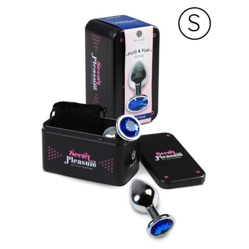 Plug Anal Tamanho S Azul