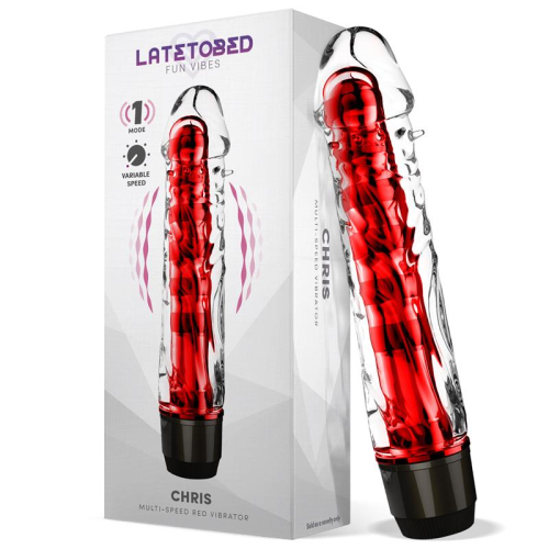 Chris Vibrador Multi Velocidade Vermelho
