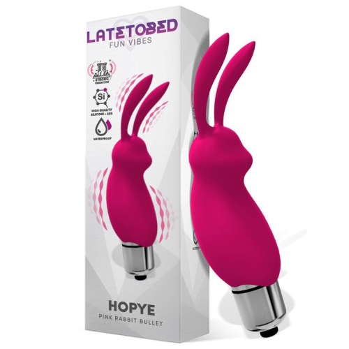 Hopee Bala Vibradora Coelhinho Silicone Rosa