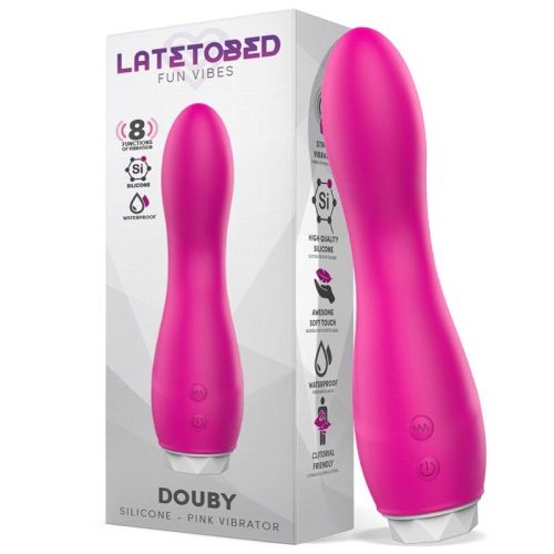 Doube Vibrador Silicone Rosa