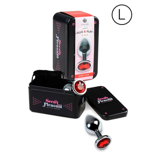 Plug Anal Tamanho L Vermelho
