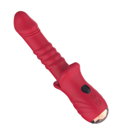 Vibrador com Thrusting Ponto G e Pantalla Digital