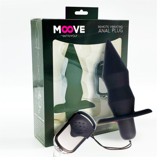 Plug Anal com Vibração y Control Remoto Preto