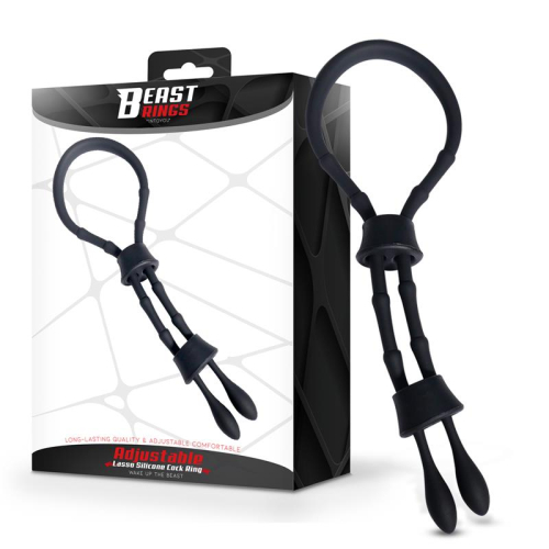 Laço Anel Peniano Silicone Ajustável