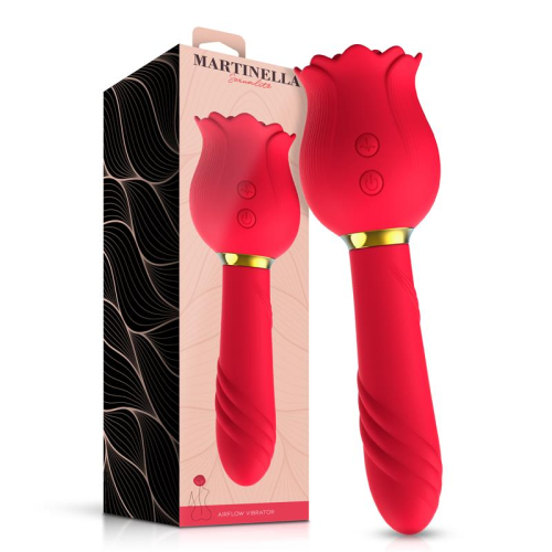 Rosa com Succion e Vibrador 2 en 1