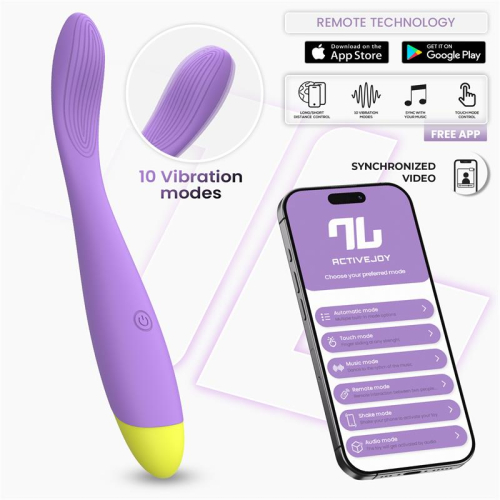 Neea Vibrador Ponto G com App Roxo