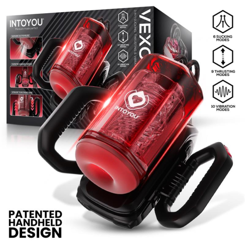 Vexor 3 in 1 Masturbador Masculino Succion,Empuje e Vibração USB-C