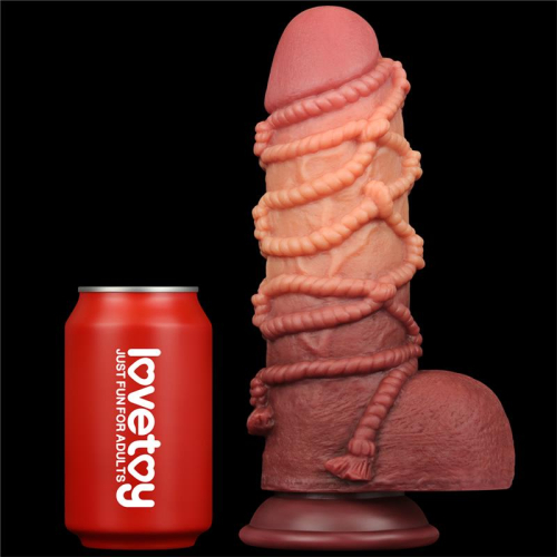 Dildo Dual Layer Tamanho King Nature 9.5