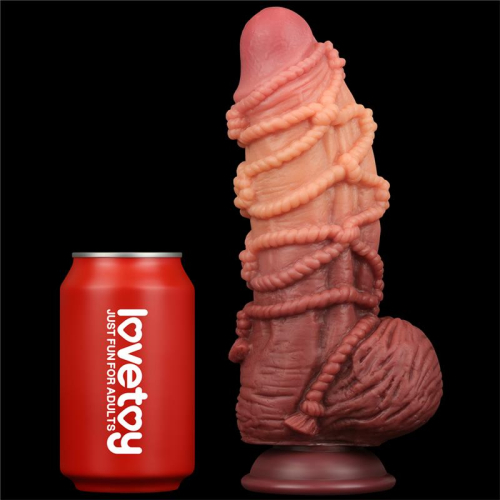Dildo Dual Layer Tamanho King Nature 9.5