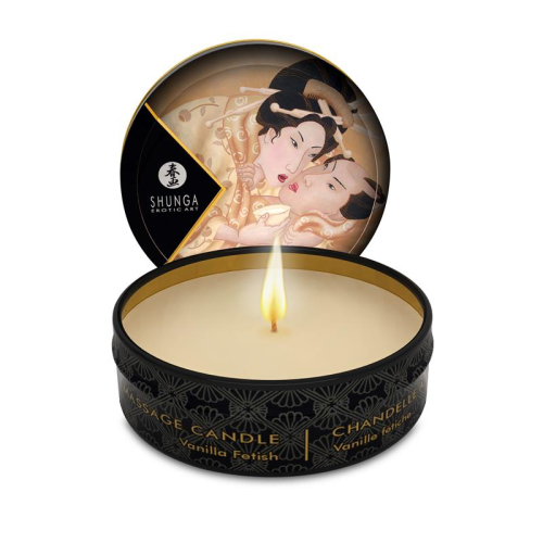 Shunga Mini Vela de Massagem Vainilla