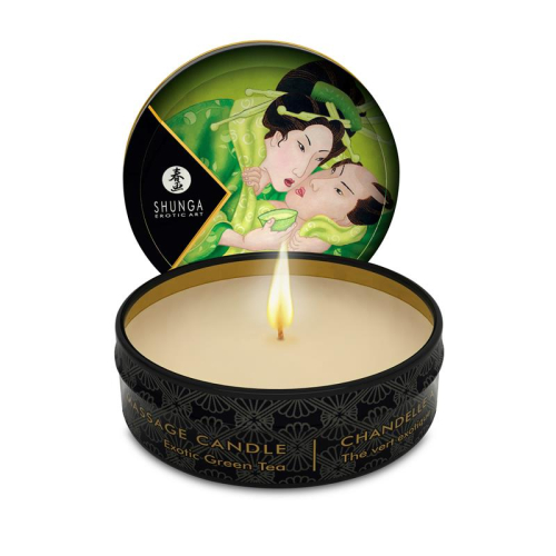 Shunga Mini Vela de Massagem Té Verde