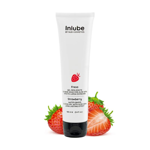 Nuei Lubrificante a Base de Agua Inlube Fresa 100 ml