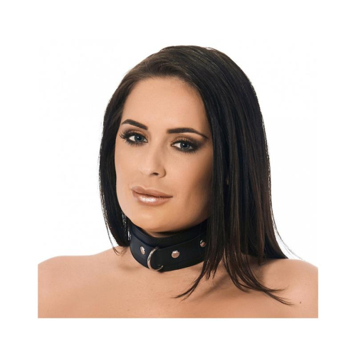 Colar Couro com Tachinhas y Anilla