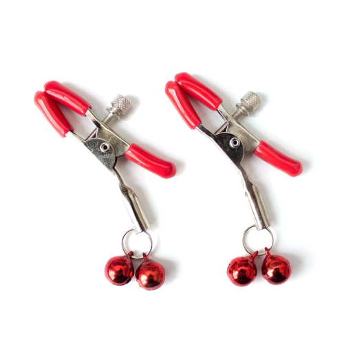 Pinças para Mamilos com Sinoes Metal Vermelho