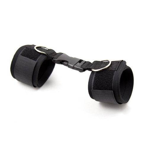 Algemas de Neopreno para Tobillos com Velcro Preto