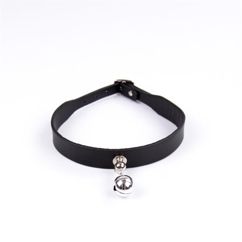 Colar com Sino Ajustável 43 cm Preto