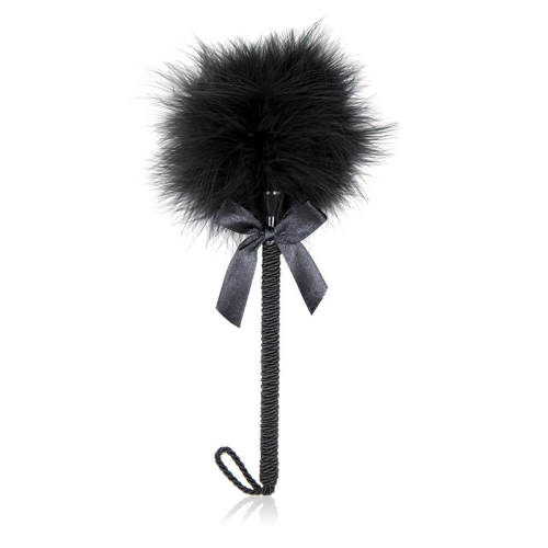 Plumero com Lazo 25 cm Preto