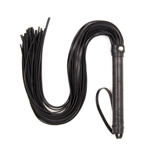 Flogger Mango de Metal 69 cm Preto