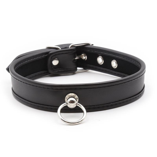 Colar com argola Preto