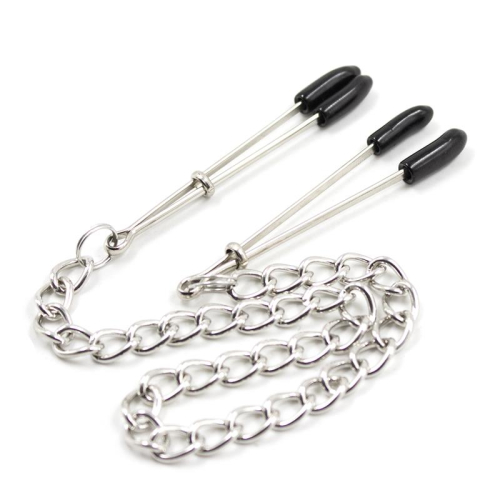 Pinças para Mamilos com Corrente Metal