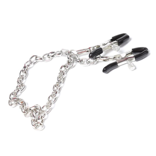 Pinças para Mamilos com Corrente Metal