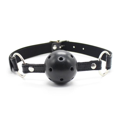Mordaza Bola Respirável 4,5 cm Preto