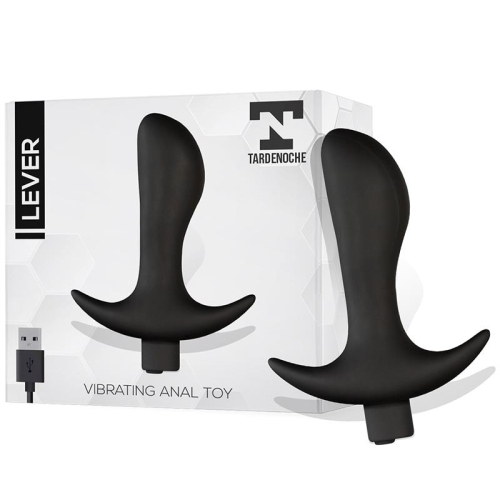 Lever Plug Anal com Vibração USB Silicome