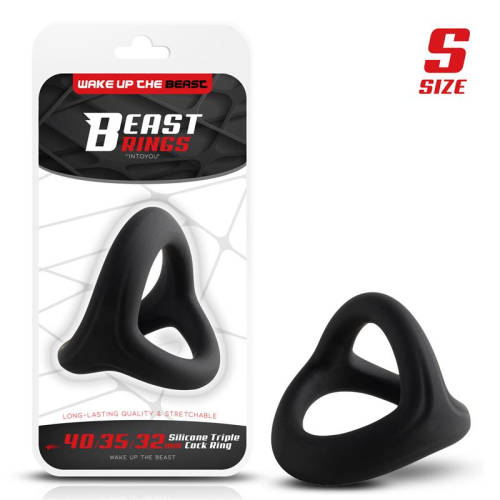 Anel Triple Silicone Solida 40/35/32mm Tamanho S