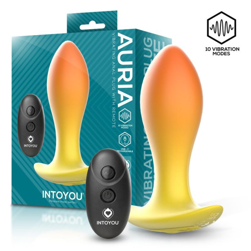 Auria Plug Anal com Vibração y Control Remoto USB-C