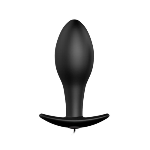 Plug Anal Preto Forma Ancla com Control Remoto
