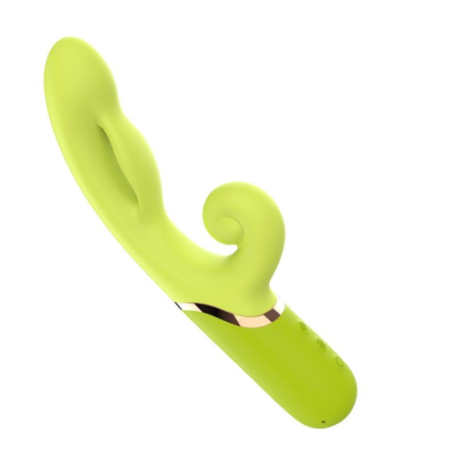 Vibrador com Função de Inflado Verde