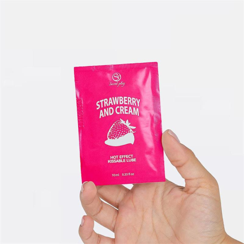 Monodosis Lubrificante Fresas com Nata 10 ml