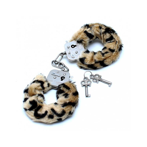 Algemas Metálicas com Pelo Leopardo