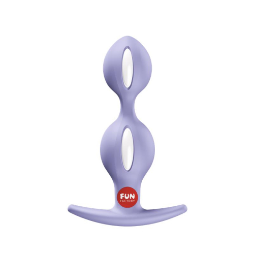 B Balls Duo Plug Anal Púrpura