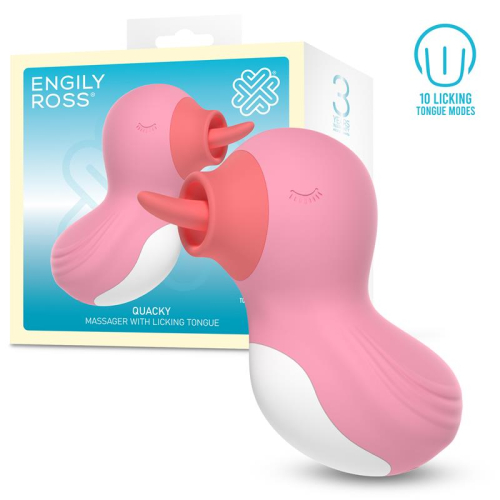 Quacke Massajador com Língua Licking