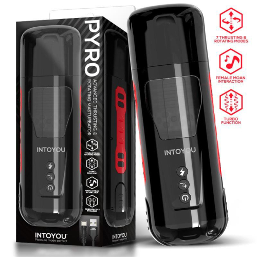 Pyro Masturbador Advanced com Thrusting,Rotación y Gemidos