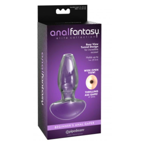Plug Anal para Principiantes Anal Gaper Transparente