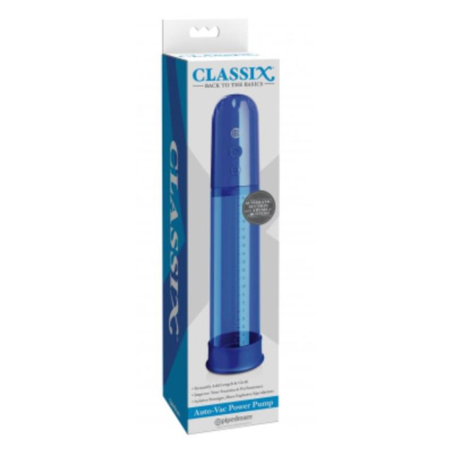 Bomba para o Pénis Auto-Vac Power Azul