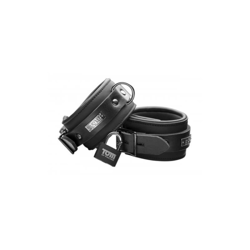 Algemas para Tobillos com Candado de Neopreno Preto