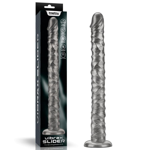 Vibrax Slider DIldo Anal com Vibração King Sized 16