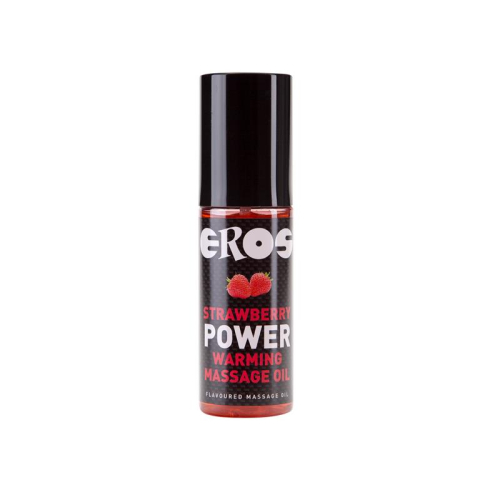 Óleo de Massagem Efeito Calor Fresa Power 100 ml